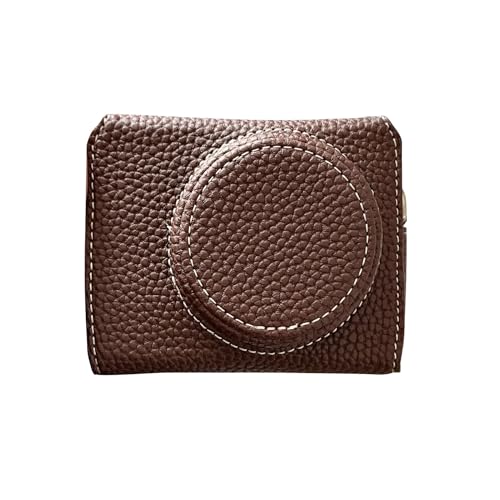 Cryfokt Funda Protectora para Cámara, Bolsa Portátil de Estilo Retro para ZV1F/ZV-1M2 con Agarre Mejorado para Ventiladores de Cámara (Café)
