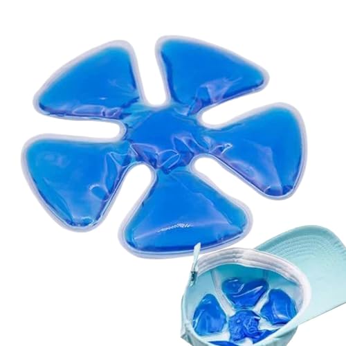 Hard Hat hielo compresa, transpirable interior casco de refrigeración, casco reutilizable para deportes al aire libre Ciclismo Correr camping senderismo