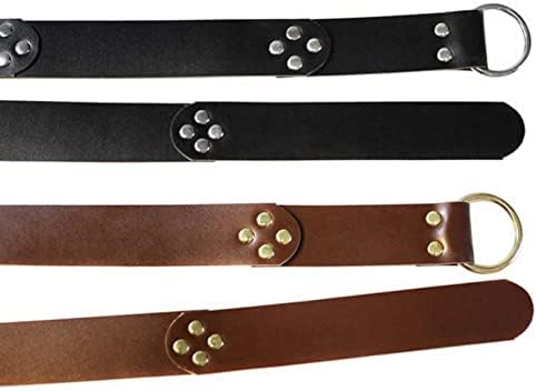 Viking Vintage Belt, Medieval Leather Belt, Nordic Rivet Belt, Renaissance Knight Belt for Men Women