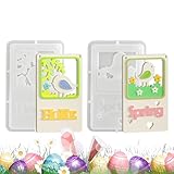 Hogvinnatil Kerzenformen aus Silikon – Kreatives Freizeitwerkzeug Ostern zum einfachen Entformen, für die Herstellung von Osterkerzen, zum Basteln, Familie, Freunde, Studenten, Erwachsene, Männer