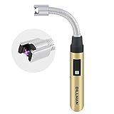 Electric Arc Lighter USB Rechargeable Windproof Pulse Lighter Camping BBQ Candle Fireworks Pipe Smoke Multi-purpose Lighter