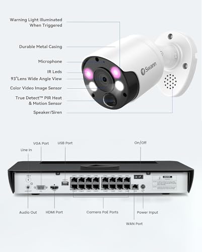 Swann SONVK-1686816FB-US Home Security Camera System thumb #6