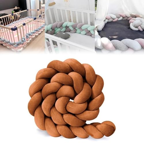 Image of Knot Pillow Ball, Multi-Purpose Knot Pillow, Knot Ball Pillow Multi, Knot Pillow Ball Multi, Round Knot Pillow Ball, Easy to Take Care Knot Pillow Ball, for Cribs and Cradles (Style D,157in / 4m)