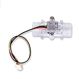 sensor flujo de agua g1/2 1 a 30 l 1.75mpa 1/2 Anillo con la parte superior e inferior fuerza estructura nunca goteras.
