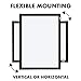 Quartet Magnetic Whiteboard, 17 x 23 inches White Board, Dry Erase Board, Black Frame (MWDW1723M-BK)