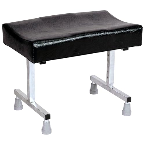 DAYS Adjustable Footstool – Supportive Foots tool, Height Adjustable Foot Rest Under Desk, Ergonomic Footrest for Living Room & Office, Comfortable & Stable Leg Support for Elderly