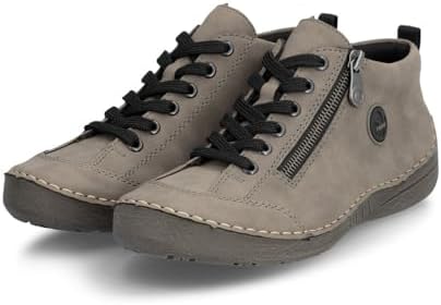 Rieker enkellaarzen voor dames 52514, grootte:40, kleur:Grijs