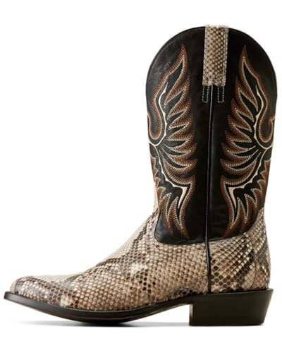 ARIAT Men's Slick Almond Toe Cowboy Boots, Natural Python2