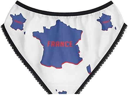 SpreadPassion France Travel Panties, France Travel Underwear, Briefs, Cotton Briefs, Funny Underwear, Panties For Women