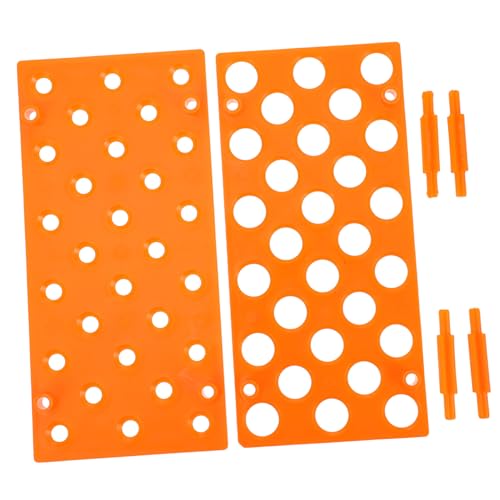 NAMOARLY Shelf 28 Holes Microcentrifuge Tube Bracket Plastic Construction Temperature Resistant Lab Essential