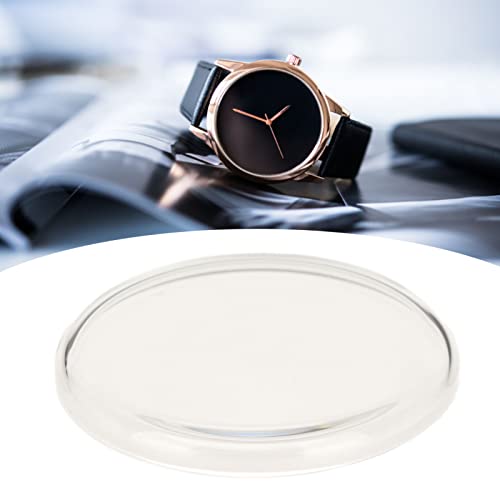 FOLOSAFENAR Verre de Montre en Cristal Acrylique, Lentille Étanche pour Réparation, 30x4.5x1.5mm, Plastique, Facile à Remplacer – vue 3