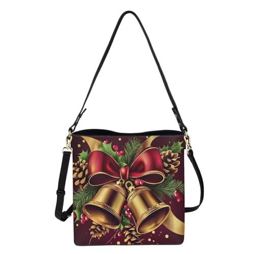 Image of HUGS IDEA Hoho Bag for Women Crossbody Purse Leather Handbags Laides Shoulder Bags