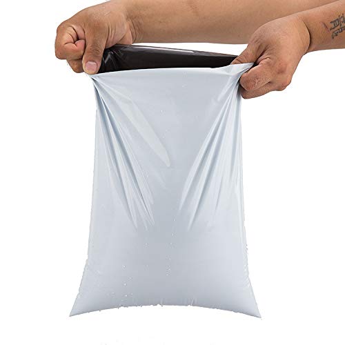 100 pz 15x27cm Borse di corriere Bianco Busta corriere Busta di spedizione Borsa per la Posta Buste per spedizioni