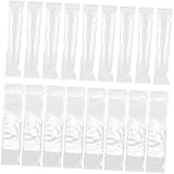 Levemolo 透明なアイスキャンディー袋 100個入り 夏用アイスサッカー型バッグ 健康的なスナック用ザーチューブ