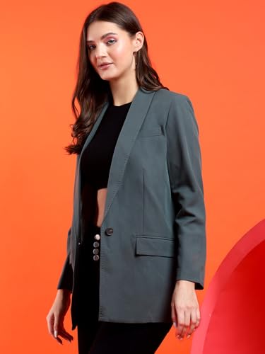 Image of KOTTY Womens Cotton Blend Standard Length Elegant Style Coat - Classic Style with Modern Detailing