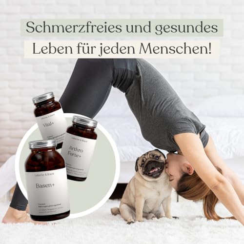 Liebscher & Bracht Premium Nahrungsergänzungsmittel 3er-Kombi: 1x Vital+ / 1x Arthro Forte+ / 1x Basen+ für 2 Monate, vegan, lactose- & glutenfrei, laborgeprüft