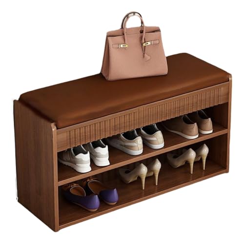 Assemblage facile pour ce banc de rangement chaussures en bois massif solide