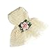 Wedding Flower Dog Dress | The Elsa | Dog Wedding Dress | Succulent Wedding | Flower Girl Dog Dress (M 10-15 lbs)