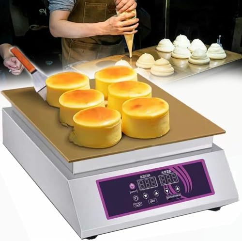 Nonstick Electric Pancake & Waffle Maker, Copper Heating Plate, Ideal for Home Kitchen, Restaurant, Bakery, Fast Cooking, Easy Cleanup, Perfect Breakfast Tool