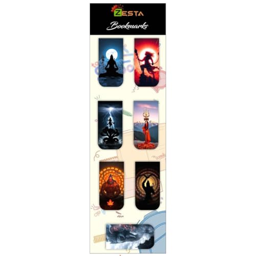 Image of Zesta Magnetic Bookmark Set of 7 | Aesthetic Book Mark for Reading | Cute Anime Bookmarks for Kids, Students | Book Accessories for Novels, Gifts for Readers(Divine Magnetic Bookmarks, 9X2.5 Cms)