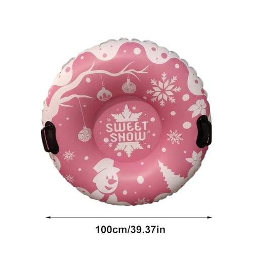 Snow tube enfants pour s'amuser dans le jardin et sur les collines enneigées en hiver - 5