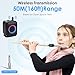 Lococo UHF Wireless Flute Microphone System: Wind Music Instruments Microphone Receiver and Transmitter, 160ft Range with Digital Screen, for Flute, Piccolo, Clarinet