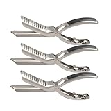 NZHBOAM Rib Membrane Remover Stainless Steel Tool, Professional Rib Prep Tool for BBQ Enthusiasts, Rib Membrane Removal Tool, Ergonomic Design, Für Mühelos BBQ Rib Zubereitung Grillliebhaber