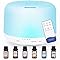 Amazon.com: 500ml Essential Oil Diffuser with Remote Control, BPA-Free ...