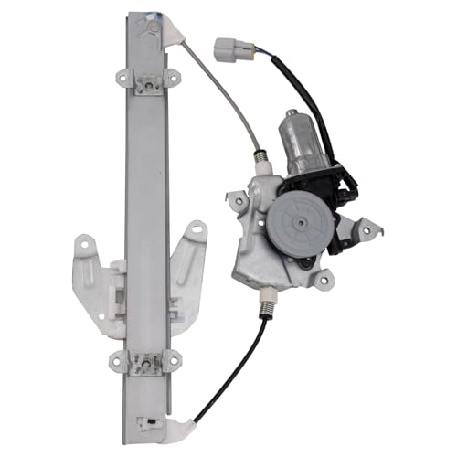 Image of TRQ Rear Left Power Window Regulator & Motor Assembly Drivers Side Compatible with 2008-2013 Nissan Rogue 2014-2015 Rogue Select