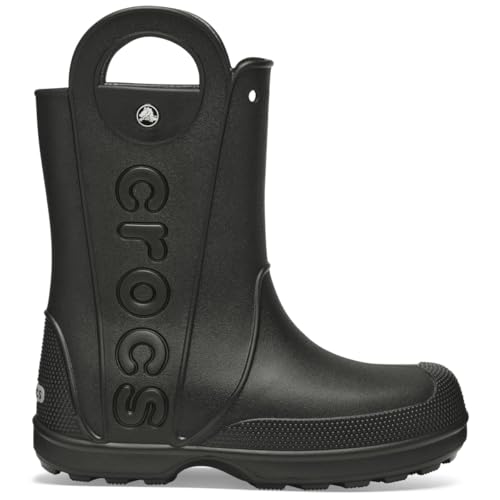 Crocs Womens Handle It Rain Boots Black 5 M