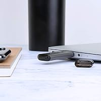 Transcend Jetflash 920 512GB High-End USB Stick, Space Grau |SSD-Performance, Bis zu 420MB/s |Hohe Langlebigkeit & Robustes Aluminiumgehause |Ideal für Tesla Dashcam, Sentry Mode & 4K-Videos – Ansicht 3