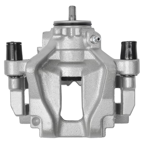 Image of Detroit Axle - Rear Right Brake Caliper for 2017 2018 2019 Chrysler Pacifica Passenger Side Brake Caliper with Bracket Replacement