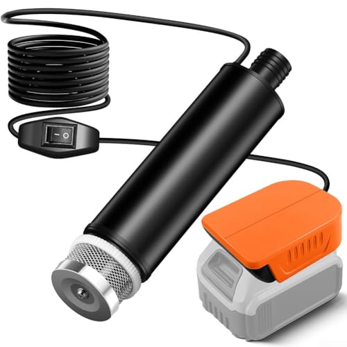 Linnkyfloa Bomba de transferencia de agua para BAT622 BAT609 y DCB180 DCB200 DCB201 DCB203 DCB204 DCB240, para piscina, estanque, jardín, eliminación de agua de sótano y drenaje de cubierta de barco