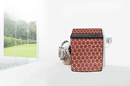 Image of Stylista Washing Machine Cover Compatible for Whirlpool 10.5 kg semi Automatic ACE 10.5 XL Balanced Pattern Multicolor