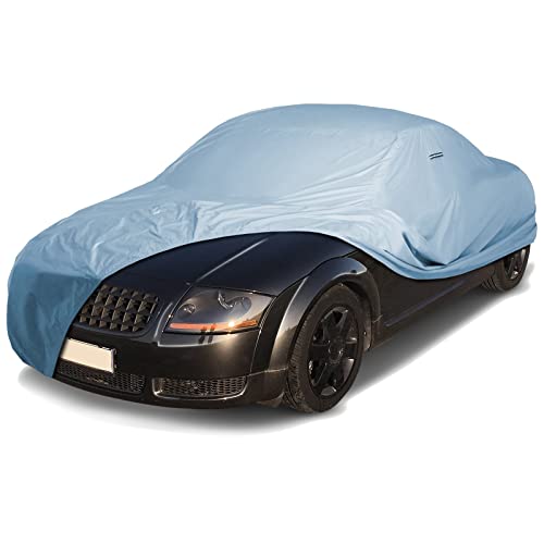 iCarCover Premium Car Cover for 2000-2006 Audi TT Heavy Duty Waterproof All-Weather Automobiles Custom Fit Indoor Outdoor UV Snow Protection Covers with Straps and Bag