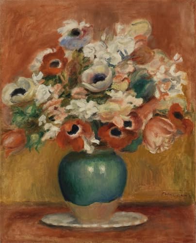 Poster Renoir Fleurs de Pierre grand graffiti art mural pour salon moderne