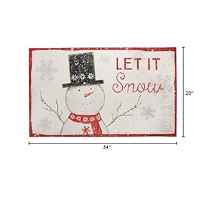 Primitivesbykathydecorativerugletitsnow Urban Country Home Decor Primitives by kathy decorative rug let it snow urban country home decor