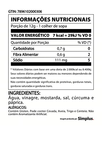 Heinz Mostarda Sache Tradicional, 2KG - Tamanho Grande