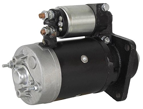 Starter Motor Rareelectrical compatible con Hesston Tractor 566 566Dt 580 miniatura 2