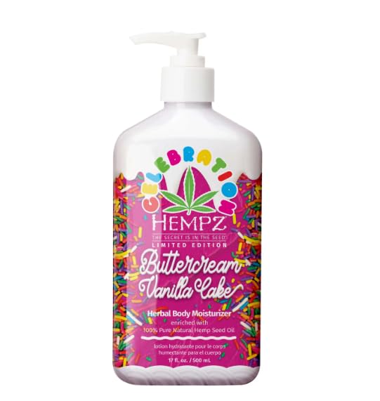 Hemps Herbal Buttercream Vanilla Cake Moisturizer - 17 fl oz