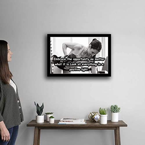 Look At Everything Motivational Inspirational Posters Home Decor Wall Art Print For Gym Motivational Quotes Poster Printing 12X18Inch(30X45Cm) #TOP3