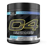 Cellucor C4 Ultimate Pre Workout Powder ICY Blue Razz - Sugar Free Preworkout Energy Supplement for Men & Women - 300mg Caffeine + 3.2g Beta Alanine + 2 Patented Creatines - 20 Servings