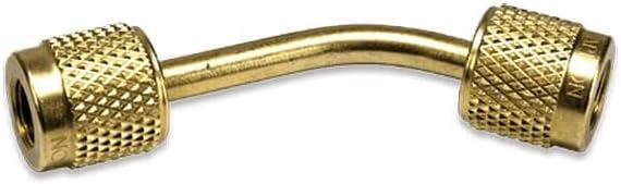 APPIONVFL45L - MegaSeal 4in 45º Vacuum-Rated Connector - 1/4 in to 1/4 in