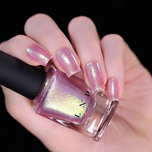 Image of ILNP Opal Sunset - Opalescent Pink Holographic Jelly Nail Polish