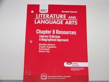 Paperback Holt Literature and Language Arts California: Chapter 8 Resources: Plot and Setting Grade 8 Book