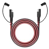 LIXINTIAN 14AWG SAE Extension Cord，SAE to SAE Extension Cable Quick Disconnect Wire Harness SAE Power Automotive Extension Cable with Waterproof Cap-2m/6.5ft