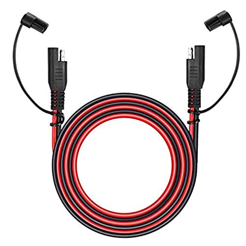 LIXINTIAN 14AWG SAE Extension Cord，SAE to SAE Extension Cable Quick Disconnect Wire Harness SAE Power Automotive Extension Cable with Waterproof Cap-2m/6.5ft