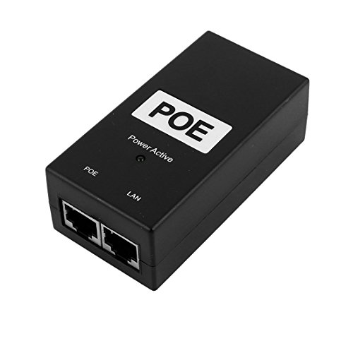 Aexit Adaptador Fuente de Alimentación POE Power Over Ethernet Switch 24V 1A miniatura 1