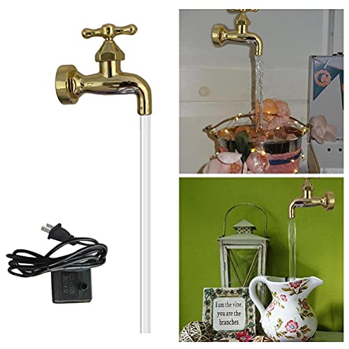 Magic Flowing Spout Watering Can Fountain, Invisible Faucet Fountain with Pump, Floating Tap Fountain, Floating Faucet, DIY Yard Art Decor, Decoration for Garden, Yard, Home by Bticx - Image 2