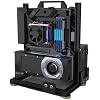 PC Test Bench Open Air Computer Case MATX Motherboard Chassis Aluminum Bracket DIY Bare Frame MATX Support 120 240 360 Liquid Cooling